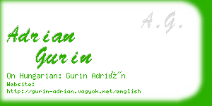 adrian gurin business card